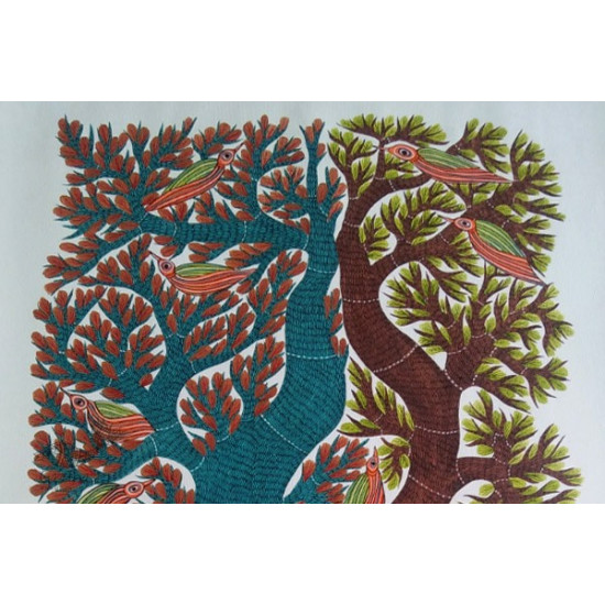 Shop hand painted gond painting