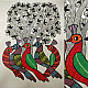Hand Painted Gond Painting - Birds