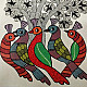 Hand Painted Gond Painting - Birds