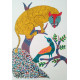 Shop online hand painted on Paper gond painting