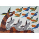 Shop online hand painted on Paper gond painting