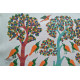 Canvas Gond Painting -  Birds & Tree