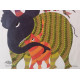 Canvas Gond Painting - elephant