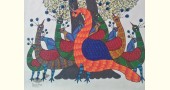Canvas Gond Painting - Peacocks
