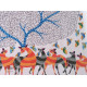 Canvas Gond Painting - Deer