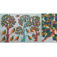 Canvas Gond Painting -  Birds & Tree