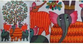 Hand Panted Canvas Gond Painting