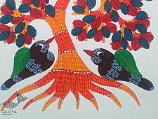 Nandan . नंदन ✦ Gond Painting (10" x 14") ✦ 3