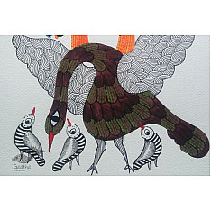 Nandan . नंदन ✦ Gond Painting (10" x 14") ✦ 4