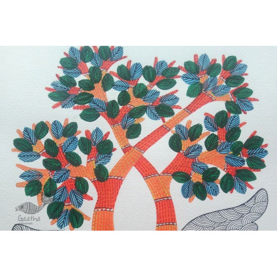 Shop online hand painted gond painting