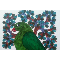 Nandan . नंदन ✦ Gond Painting (10" x 14") ✦ 6