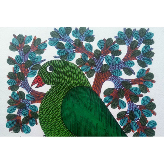 Shop online hand painted gond painting