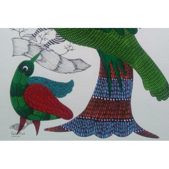 Shop online hand painted gond painting