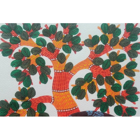 Shop online hand painted gond painting