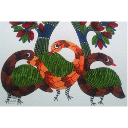 Nandan . नंदन ✦ Gond Painting (10" x 14") ✦ 8