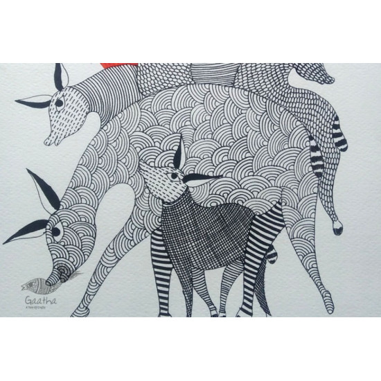 Shop online hand painted gond painting