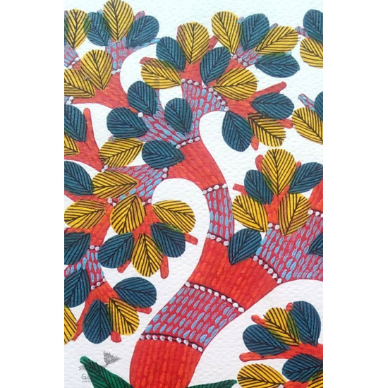 Shop online hand painted gond painting