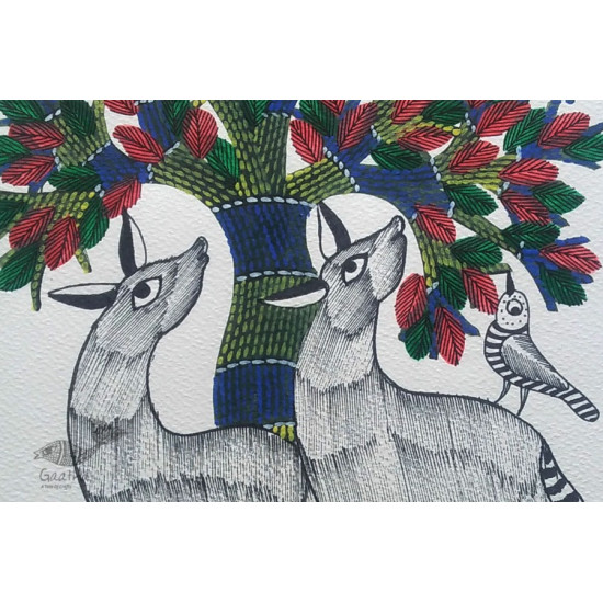 Shop online hand painted gond painting