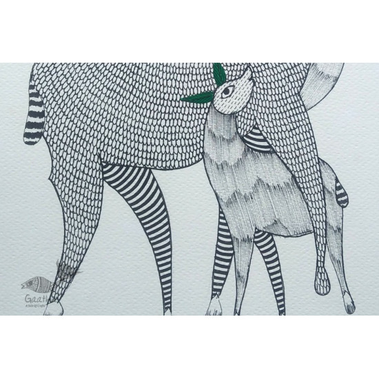 Shop online hand painted gond painting