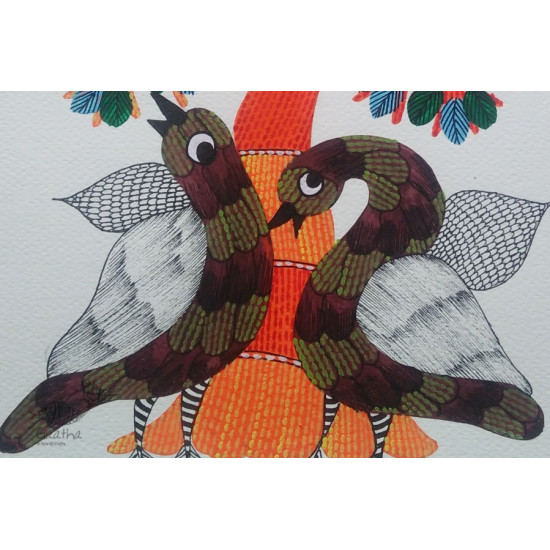 Shop online hand painted gond painting