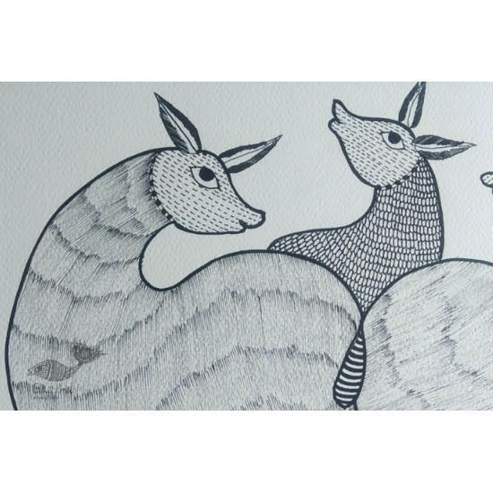 Shop online hand painted gond painting