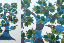 Nandan . नंदन ✦ Gond Painting (10" x 14") ✦ 2