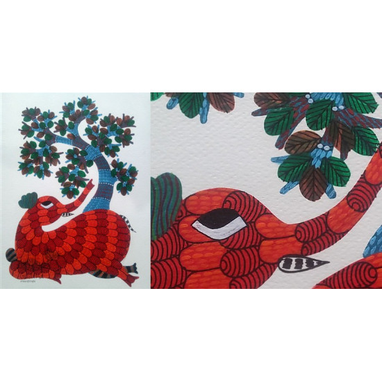 Shop online hand painted gond painting