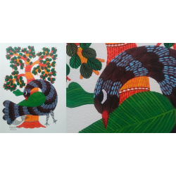 Nandan . नंदन ✦ Gond Painting (10" x 14") ✦ 7