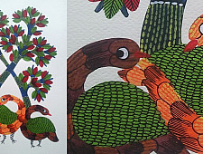 Nandan . नंदन ✦ Gond Painting (10" x 14") ✦ 8