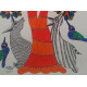 Hand Painted Gond Art ~ Painting ( 11" x 15" ) 