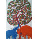 Shop online hand painted on canvas gond painting