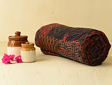 Tanka . टांका - Embroidered Cotton Quilt / Reversible Gudadi