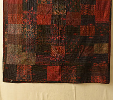 Tanka . टांका - Embroidered Cotton Quilt / Reversible Gudadi