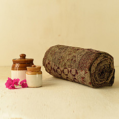 Tanka . टांका - Kantha Stitch ~ Reversible Embroidered Cotton Quilt / Gudadi