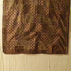 Tanka . टांका - Kantha Stitch ~ Reversible Embroidered Cotton Quilt / Gudadi
