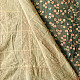 Embroidered Kantha ~ Double Bed Cotton Dohar Quilt / Reversible Gudadi