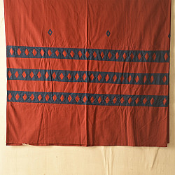 Tanka . टांका - Embroidery & Patchwork - Cotton Double Bedcover