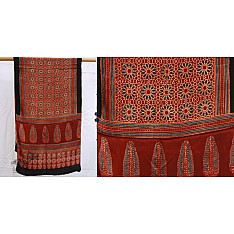 मिट्टी से | Mitti se ❦ Ajrakh Modal Silk Stole ~ 3