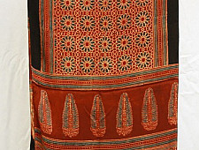 मिट्टी से | Mitti se ❦ Ajrakh Modal Silk Stole ~ 3