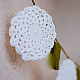 shop Crochet Toran - Flower Boho Bunting ~ White 