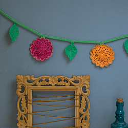 Crochet Torans | Flower Toran Bunting 