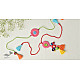   Handmade Recyclable Crochet Rakhi & Lumba Set Poppy (Set of 2) 