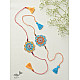  Handmade Recyclable Crochet Rakhi Set Palash (Set of 2) 