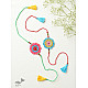  Handmade Recyclable Crochet Kids Rakhi Set Butterfly  (Set of 2) 