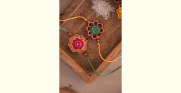 Crochet Rakhi | Handmade Crochet Champa Rakhi (Set of 2)