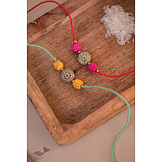 Crochet Rakhi | Teen Sitara Rakhi (Set of 2)