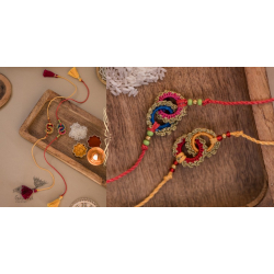 Crochet Rakhi |  Bandhan Rakhi (Set of 2)