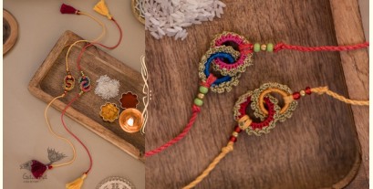 Crochet Rakhi |  Bandhan Rakhi (Set of 2)