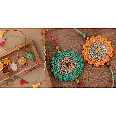 Crochet Rakhi | Seher Rakhi (Set of 2)