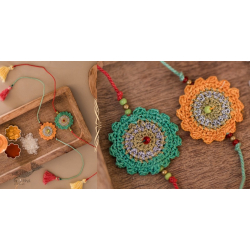 Crochet Rakhi | Seher Rakhi (Set of 2)